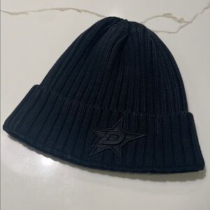 Fanatics Black Knit Beanie with NHL Dallas Stars Logo